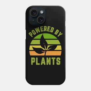 Powered by Plants Vegan Vintage Phone Case