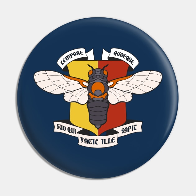 Valorous Beasties: Cicada [Color Ver.] Pin by wanderingkotka