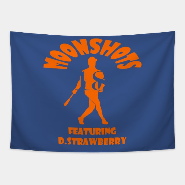 Darryl Strawberry Moonshots Tapestry by Pastime Pros