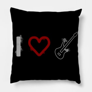 I love guitar Pillow