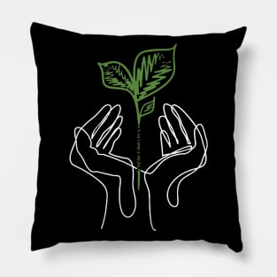 'The Best Time To Plant A Tree Is Now' Environment Shirt Pillow