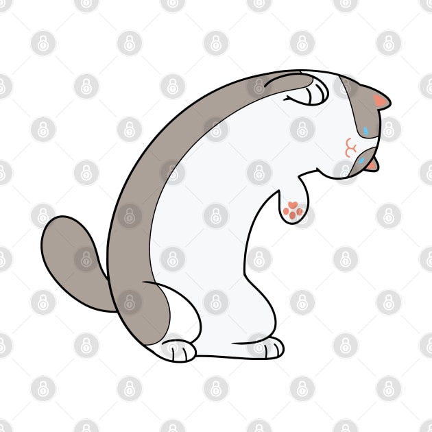 Silly Long Cat by znckwei