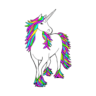 Rainbow unicorn T-Shirt