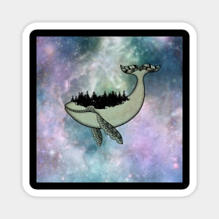 Whale in the universe Magnet