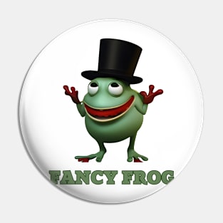 Fancy frog Pin