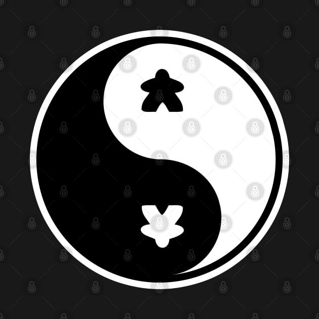 Yin Yang Meeples Board Gamer by Shadowisper