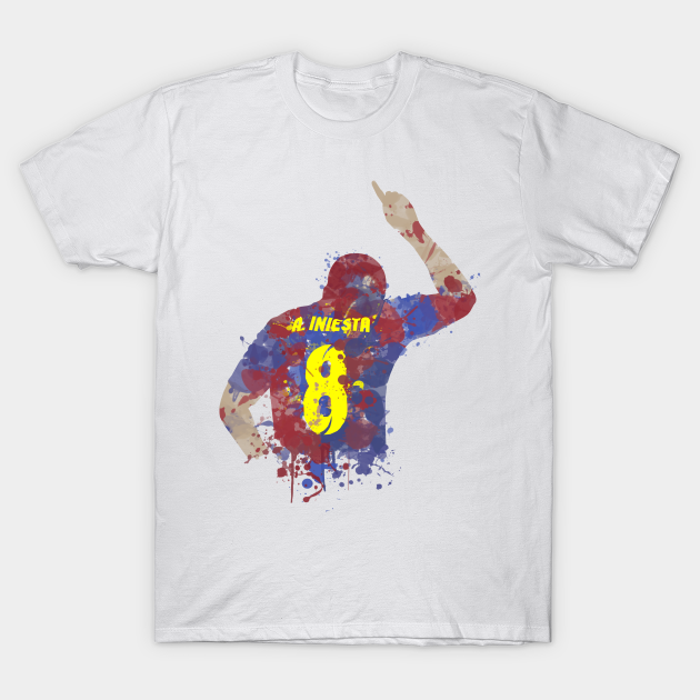cowboy Spruit Nieuwe betekenis Andres Iniesta - Barcelona Legend - Andres Iniesta - T-Shirt | TeePublic