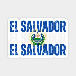 El Salvador flag, bandera salvadoreña Magnet
