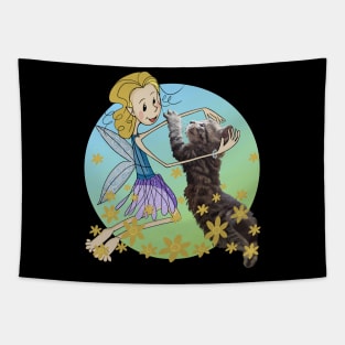 Fairy and Kitten Tapestry
