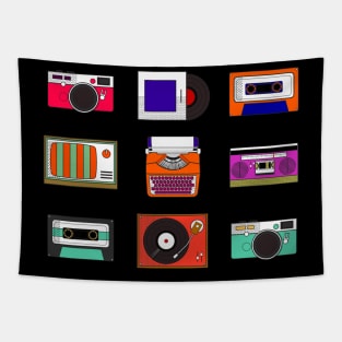 Retro Tech Tapestry