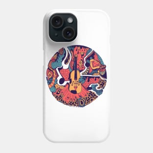 Retro Triad Circle of Music Phone Case