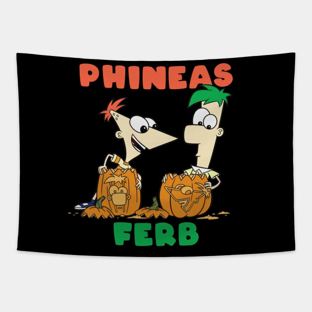 Phineas And Ferb Tapestry by lazymost