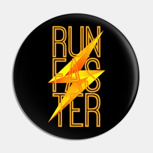 Runner Lightning Pin