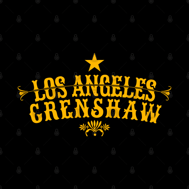 Los Angeles Crenshaw - Crenshaw LA - L.A. Crenshaw Logo by Boogosh