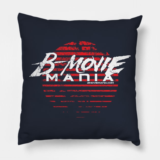 B-Movie Mania Sunset Pillow by B-Movie Mania