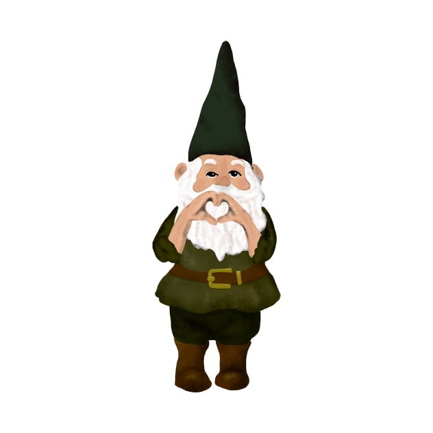 I heart you Gnome by Quick Brown Fox Canada 