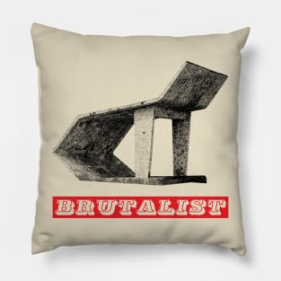 Brutalist Architecture / Brutalism / Soviet Bus Stop Pillow