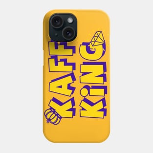 Kaff (Village) King yellow violet King of the village gift birthday Phone Case