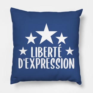 Liberté d'Expression Pillow