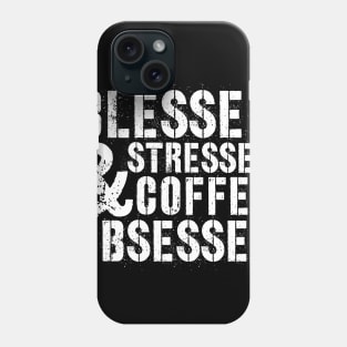 Funny coffee sayings Phone Case