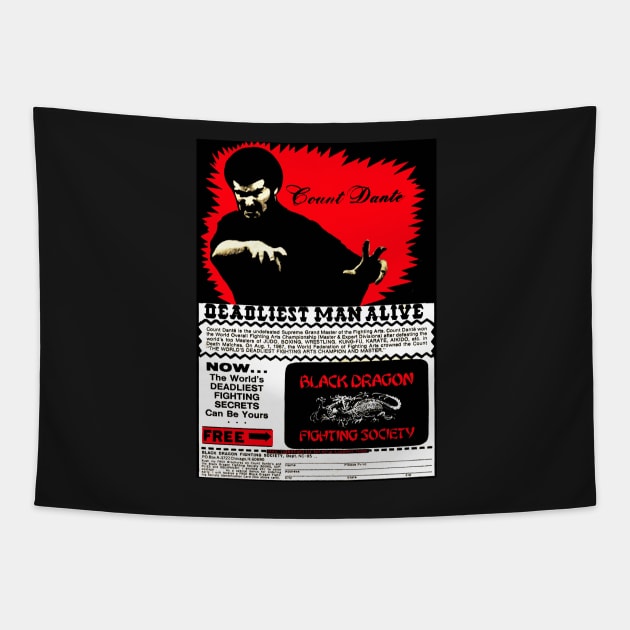 DEADLIEST MAN ALIVE Tapestry by Atomic Luau Shirts