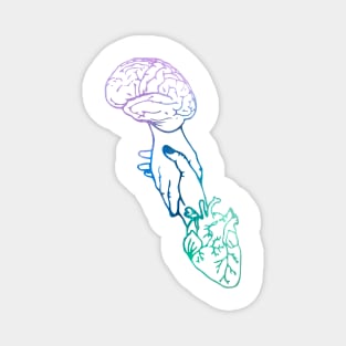 Brain DNA Heart Hand Balance Magnet