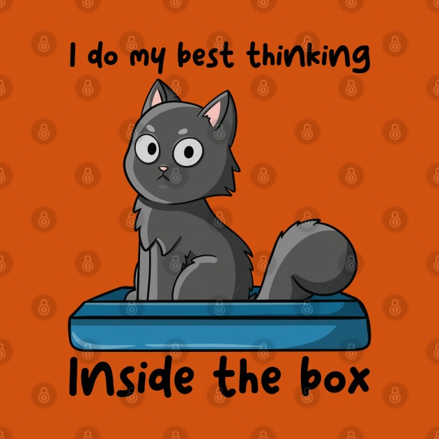 I do my best thinking inside the box by JTnBex
