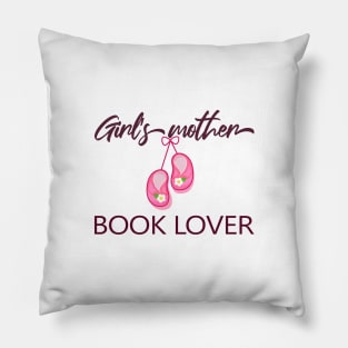 Girl Mother Book Lover Pillow