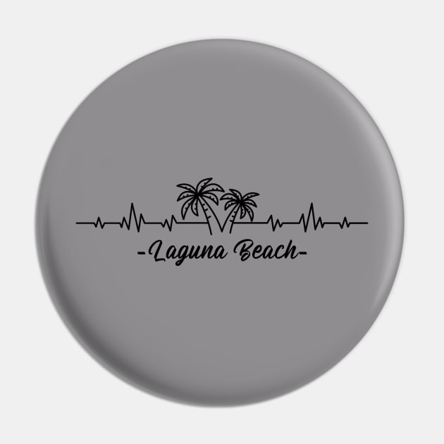 Laguna Beach - Hearbeat Pin by HROC Gear & Apparel