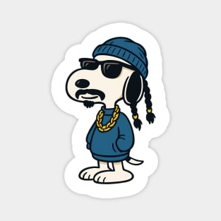 𝗦𝗻𝗼𝗼𝗽𝘆 Dogg - Laid-Back Vibes Only Magnet