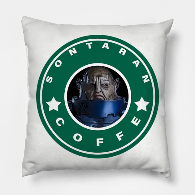 Sontaran Coffee Pillow by Gallifrey1995