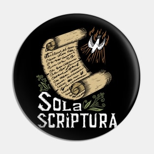 sola scriptura, by scripture alone - 2 timothy 3:16 Pin