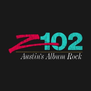 102.3 FM KPEZ / 80s Austin Rock Radio Station T-Shirt