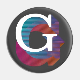 Letter G Pin