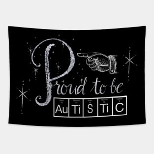 Proud to be AUTISTIC - Periodic Table Tapestry