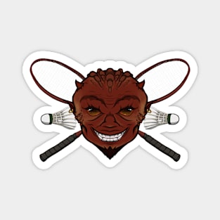 Badminton Devil (no caption) Magnet