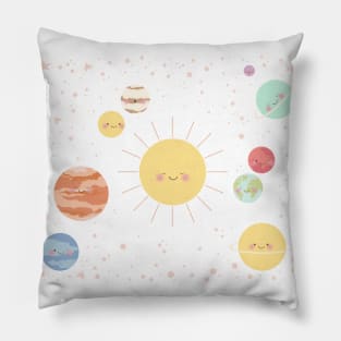 Galaxy - Pink Stars Pillow