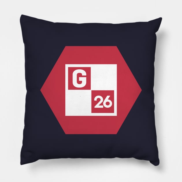 Hazard Suit Logo- I Am Mother Pillow by GeekGiftGallery