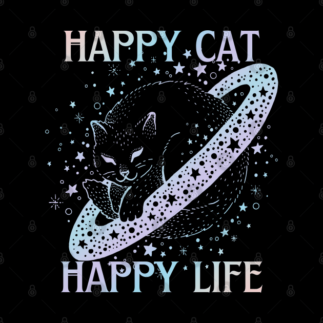 Happy cat happy life by ArtsyStone