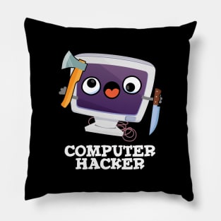 Computer Hacker Funny Technical Pun Pillow