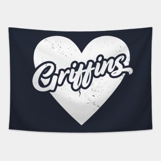 Vintage Griffins School Spirit // High School Football Mascot // Go Griffins Tapestry