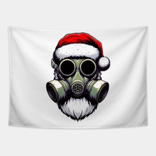 gas mask apocalypse santa claus Tapestry