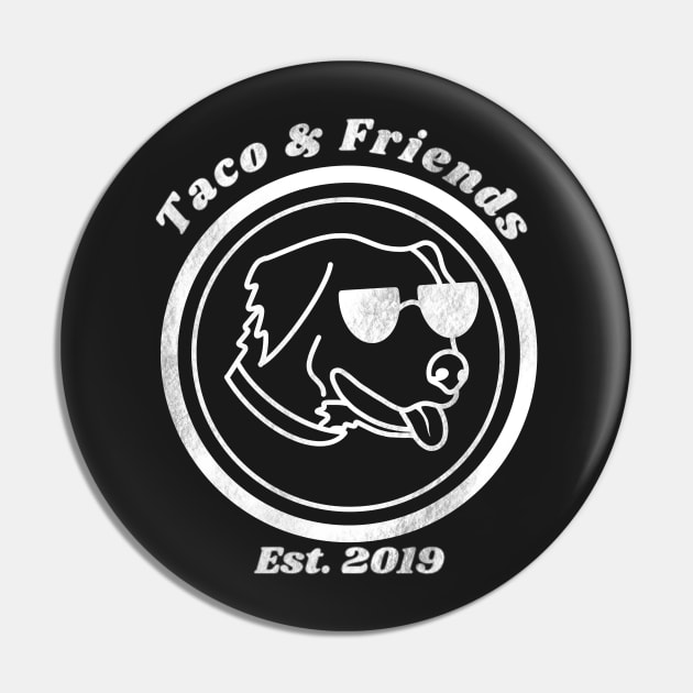 Taco & Friends Trivia Commission White Line Pin by bradenjay99