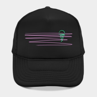 90s Minimal Sunset Hat