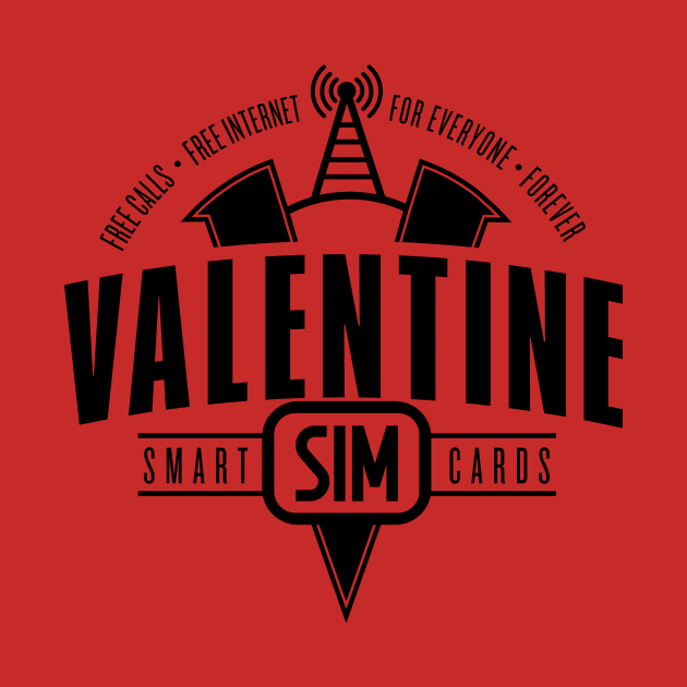 Valentine SIM Cards by MindsparkCreative