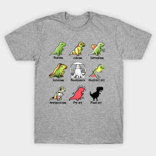 Dinosaur Game no internet ,T-Rex Game Unisex recycled t-shirt