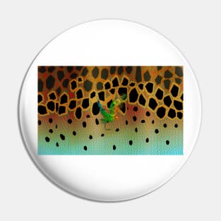 May Fly & Rainbow Trout Camo Pin