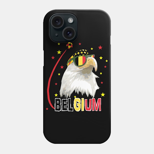 Belgium Soccer T-Shirt Phone Case by Nerd_art