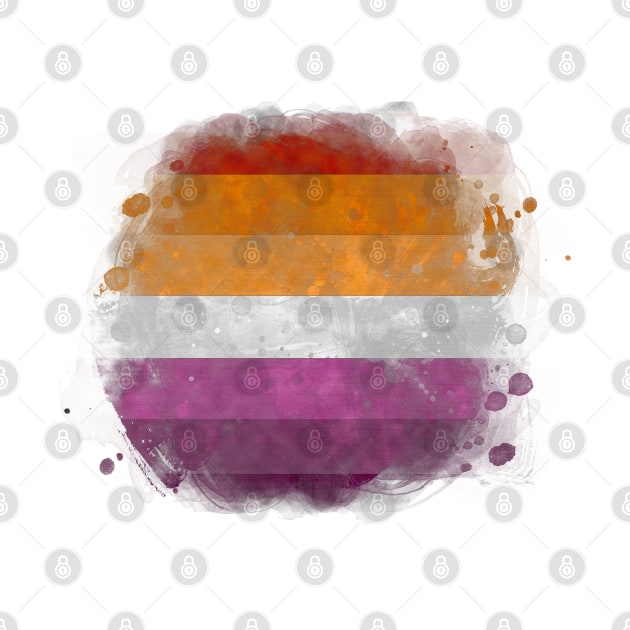 Lesbian pride flag by Mig's Design Shop