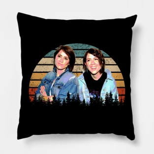 Heartthrob Couture Tegan And Fan Apparel for Indie Pop Devotees Pillow